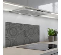KitchenYeah© Splashback for kitchen 18"x35" / 45x90 cm self-adhesive Wall Protector Decor Panels Cooker Backsplash Design - Bohemian - Sunflower