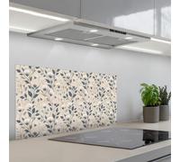 KitchenYeah© Splashback for kitchen 18"x35" / 45x90 cm self-adhesive Wall Protector Decor Panels Cooker Backsplash Classic - Botanical - Colorful