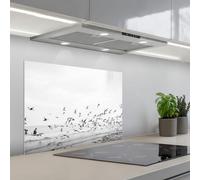 KitchenYeah© Splashback for kitchen 20"x28" / 50x70 cm self-adhesive Wall Protector Decor Panels Cooker Backsplash Sea - Birds - Nature - Seagulls