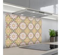 KitchenYeah© Splashback for kitchen 22"x31" / 55x80 cm self adhesive Sink Splash Splatter Guard Backsplash Decor Mandala - Bohemian - Patterns