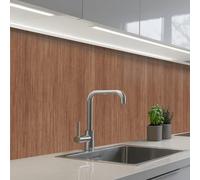 KitchenYeah© Splashback for kitchen 24"x118" / 60x300 cm self adhesive Sink Splash Splatter Guard Backsplash Decor Wood - Stump - Patterns