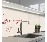 KitchenYeah© Splashback for kitchen 24"x138" / 60x350 cm self-adhesive Wall Protector Splash Back Cooker Backsplash Quote - Chef