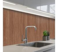 KitchenYeah© Splashback for kitchen 24"x158" / 60x400 cm self adhesive Sink Splash Splatter Guard Backsplash Decor Wood - Stump - Patterns
