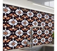 KitchenYeah© Splashback for kitchen 24"x32" / 60x80 cm self adhesive Sink Splash Splatter Guard Backsplash Decor traditional - Element - Colorful