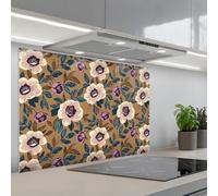 KitchenYeah© Splashback for kitchen 24"x35" / 60x90 cm self-adhesive Back Splashes Kitchens Splash Guard Decor Floral - Still life - Colorful