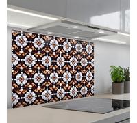 KitchenYeah© Splashback for kitchen 24"x35" / 60x90 cm self adhesive Sink Splash Splatter Guard Backsplash Decor traditional - Element - Colorful