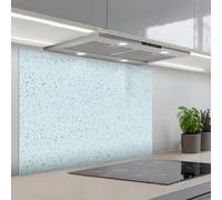 KitchenYeah© Splashback for kitchen 24"x35" / 60x90 cm self-adhesive Wall Protector Decor Panels Cooker Backsplash Terrazzo - Pattern - Colorful - Baby Blue
