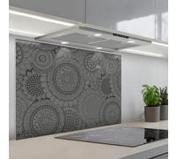 KitchenYeah© Splashback for kitchen 24"x35" / 60x90 cm self-adhesive Wall Protector Decor Panels Cooker Backsplash Design - Bohemian - Sunflower