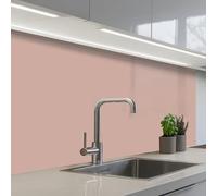KitchenYeah© Splashback for kitchen 24"x39" / 60x100 cm self-adhesive Sink Splash Splatter Guard Splashbacks Walls Pink - Palette - Old - Solid