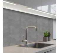 KitchenYeah© Splashback for kitchen 24"x39" / 60x100 cm self-adhesive Sink Splash Splatter Guard Splashbacks Walls Concrete - Texture - Pattern