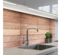 KitchenYeah© Splashback for kitchen 24"x39" / 60x100 cm self-adhesive Wall Protector Decor Panels Cooker Backsplash Oak - Planks - Patterns
