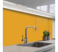 KitchenYeah© Splashback for kitchen 24"x39" / 60x100 cm self-adhesive Wall Protector Splash Back Cooker Backsplash Ochre yellow - Autumn - Interior