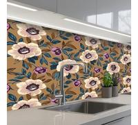KitchenYeah© Splashback for kitchen 24"x59" / 60x150 cm self-adhesive Back Splashes Kitchens Splash Guard Decor Floral - Still life - Colorful