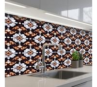 KitchenYeah© Splashback for kitchen 24"x59" / 60x150 cm self adhesive Sink Splash Splatter Guard Backsplash Decor traditional - Element - Colorful