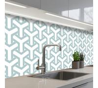 KitchenYeah© Splashback for kitchen 24"x98" / 60x250 cm self adhesive Sink Splash Splatter Guard Backsplash Decor Design - Line - Pattern