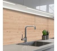 KitchenYeah© Splashback for kitchen 32"x118" / 80x300 cm self-adhesive Wall Protector Decor Panels Cooker Backsplash Wood - Patterns - Shelves