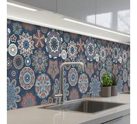 KitchenYeah© Splashback for kitchen 32"x197" / 80x500 cm self-adhesive Back Splashes Kitchens Splash Guard Decor Patterns - Ornament - Decoration