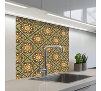 KitchenYeah© Splashback for kitchen 32"x32" / 80x80 cm self-adhesive Back Splashes Kitchens Splash Guard Decor Flowers - Vintage - Patterns - Bohemian - Mandala