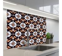KitchenYeah© Splashback for kitchen 32"x39" / 80x100 cm self adhesive Sink Splash Splatter Guard Backsplash Decor traditional - Element - Colorful