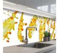 KitchenYeah© Splashback for kitchen 32"x79" / 80x200 cm self-adhesive Sink Splash Splatter Guard Splashbacks Walls Orange - Yellow - Fruit
