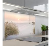 KitchenYeah© Splashback for Kitchen self-Adhesive Sink Splash Splatter | 24"x35" / 60x90 cm - Guard Splashbacks Walls Horizon - Dune landscape - Sand