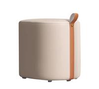KITCISSL Makeup Stool Dresser Chair Girls Bedroom Makeup Chairs, Shoe Bench Living Room Foot Stools Light Luxury Dressing Stool Scandinavian Small Square Stool Short Chair(Khaki B)