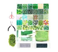 KitdePlants Glass Beads - KitdeFlora, Mosaic Stem Set, Glass Bloom Project | kitdeGreen DIY Beads For Art Students And Lovers Creating Eternal Greenery