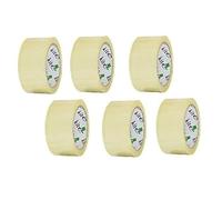 Kite 48mm x 150m Envirotape Clear Acrylic Packaging Tape - Eco-Friendly & Extra Long - Pack of 6