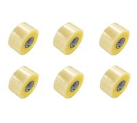 Kite 48mm x 150m Envirotape Clear Acrylic Packaging Tape - Eco-Friendly & Extra Long - Pack of 6 “(Note - It is not fit in regular tape dispenser)”