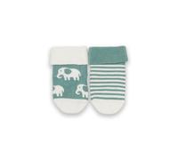 Kite Baby Ele Organic Cotton Socks in Green | Size: 6-12 m Kite Green 6-12 m
