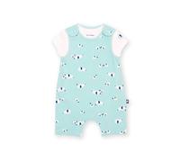 Kite Baby Ele Time Dungaree Set in Aqua | Size: 0-3 m Kite Aqua 0-3 m