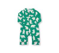 Kite Baby Hello Bear All-In-One Pyjamas in Green | Size: 6-9 m Kite Green 6-9 m