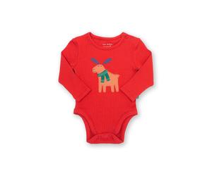 Kite Baby Mr Moose Bodysuit in Red | Size: 1 m Kite Red 1 m