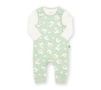 Kite Baby Organic Baa Baa Quack Dungaree Set - 6-9 months - Green