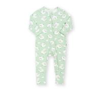 Kite Baby Organic Baa Baa Quack Sleepsuit - 1 month - Green