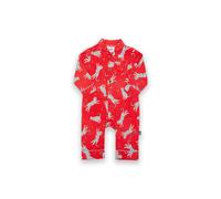 Kite Baby Snow Leopard Organic Cotton Romper in Red | Size: 1 m Kite Red 1 m