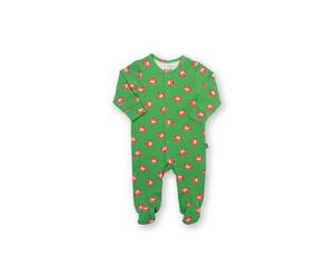 Kite Baby Top Tiger Organic Cotton Sleepsuit in Green | Size: Newborn Kite Green Newborn