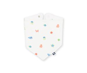 Kite Baby Under The Sea Bib in Cream Kite Cream