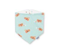 Kite Baby Woolly & Dove Bib in Blue Kite Blue