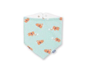 Kite Baby Woolly & Dove Bib in Blue Kite Blue