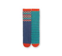 Baby socks Kite Cosy Zigzag (x2) Multicolore 18/24 mois