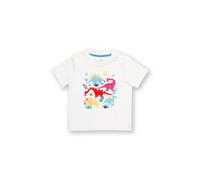 Kite Boy's Dino Day Organic Cotton T-Shirt in Cream | Size: 3 Years Kite Cream 3 Years