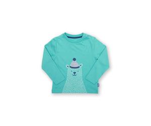 Kite Boy's Hello Bear T-Shirt in Blue | Size: 12-18 m Kite Blue 12-18 m