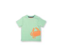 Kite Boy's Hello Crab Organic Cotton T-Shirt in Green | Size: 9 Years Kite Green 9 Years