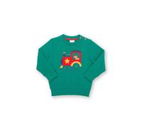 Kite Boy's Moose On The Loose Sweatshirt in Green | Size: 9-12 m Kite Green 9-12 m