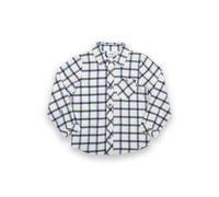 Kite Boys Organic Check Shirt Cream - 3-6 months