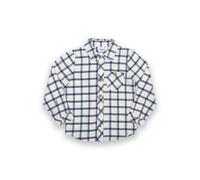 Kite Boys Organic Check Shirt Cream - 9-12 months