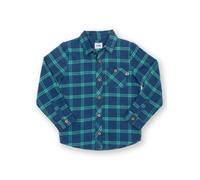 Kite Boys Organic Check Shirt Navy - 3 years