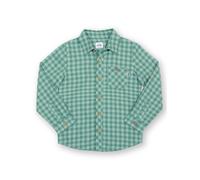 Kite Boys Organic Check Shirt Thyme - 9-12 months