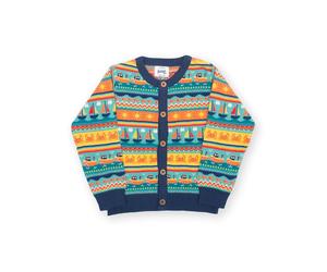 Kite Boys Organic Kaleidoscope Coastal Cardi - 18-24m | 2y - Multi